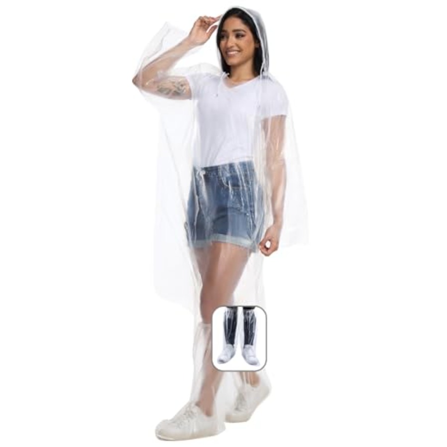 Emergency Poncho Rain - Disposable Rain Ponchos for Adults 3