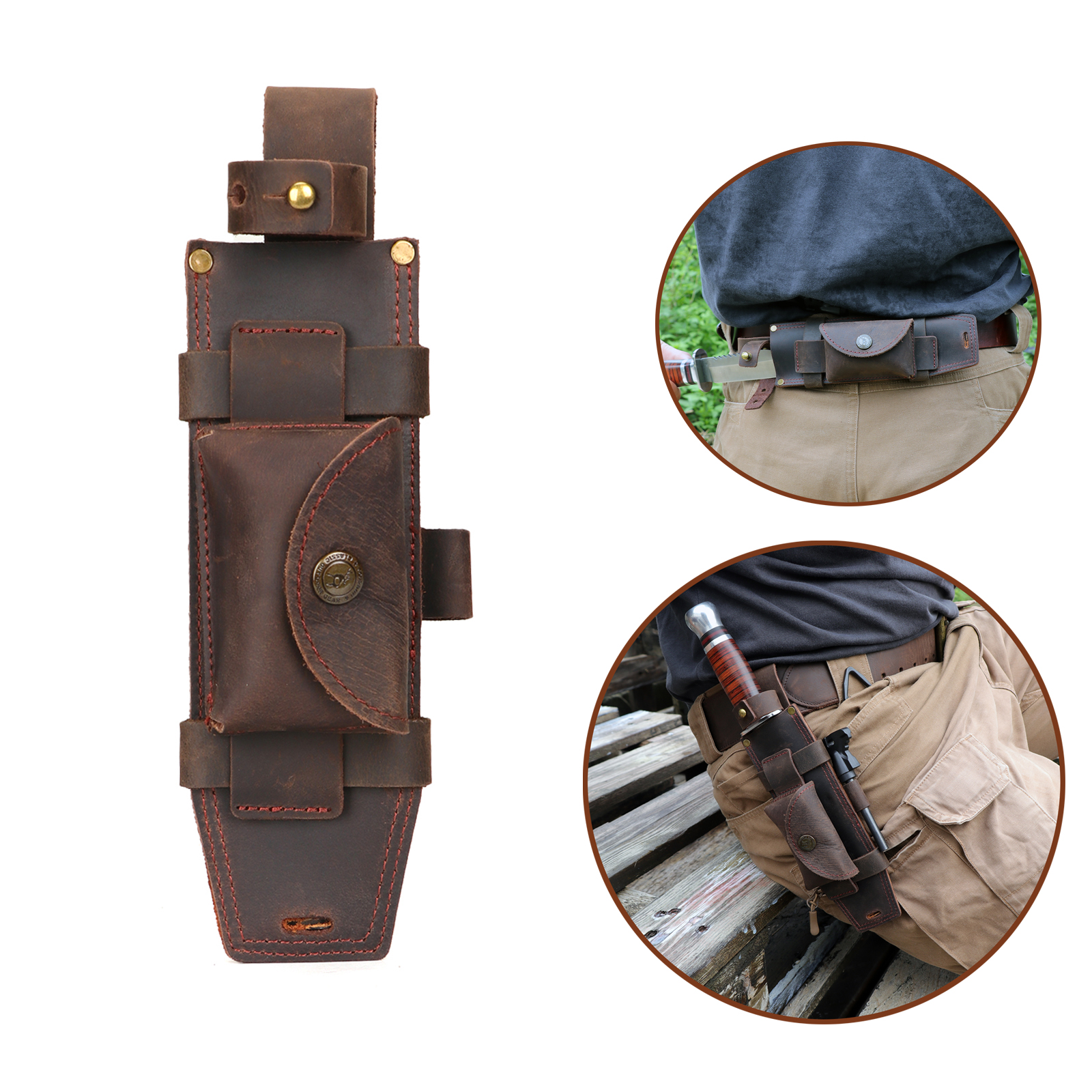 Tourbon Camping Leather thKnif - Bushcraft Knife Fixed 리뷰 및 가격