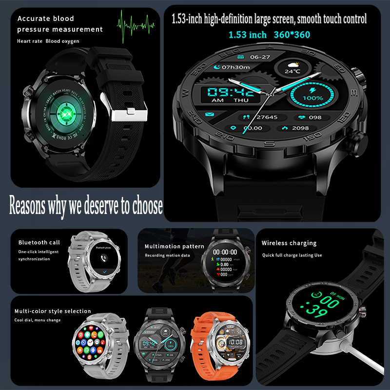 New GPS Track Smart Watch Men  - Compass Lensatic 리뷰 및 가격