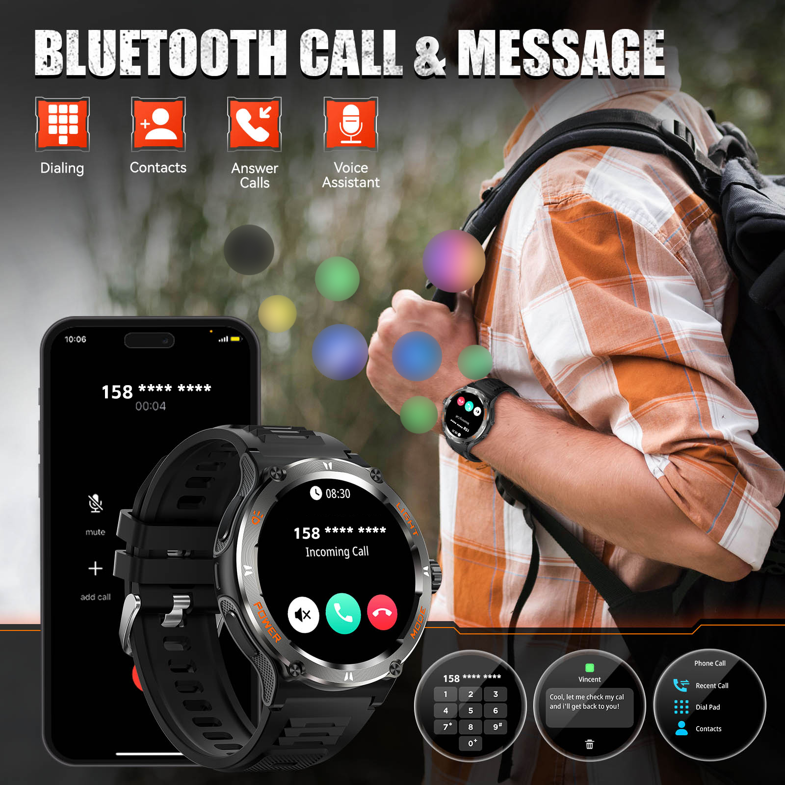 EIGIIS Smart Watch 3ATM Waterp - Compass Lensatic 리뷰 및 가격