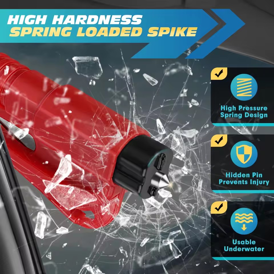 Safety Hammer Car Escape Tool  - Rescue Rope Throw 리뷰 및 가격