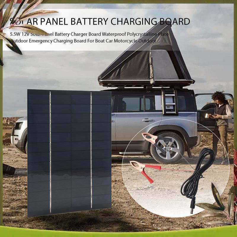 AB98-5.5W 12V Solar Panel Batt - Solar Emergency Charger 리뷰 및 가격