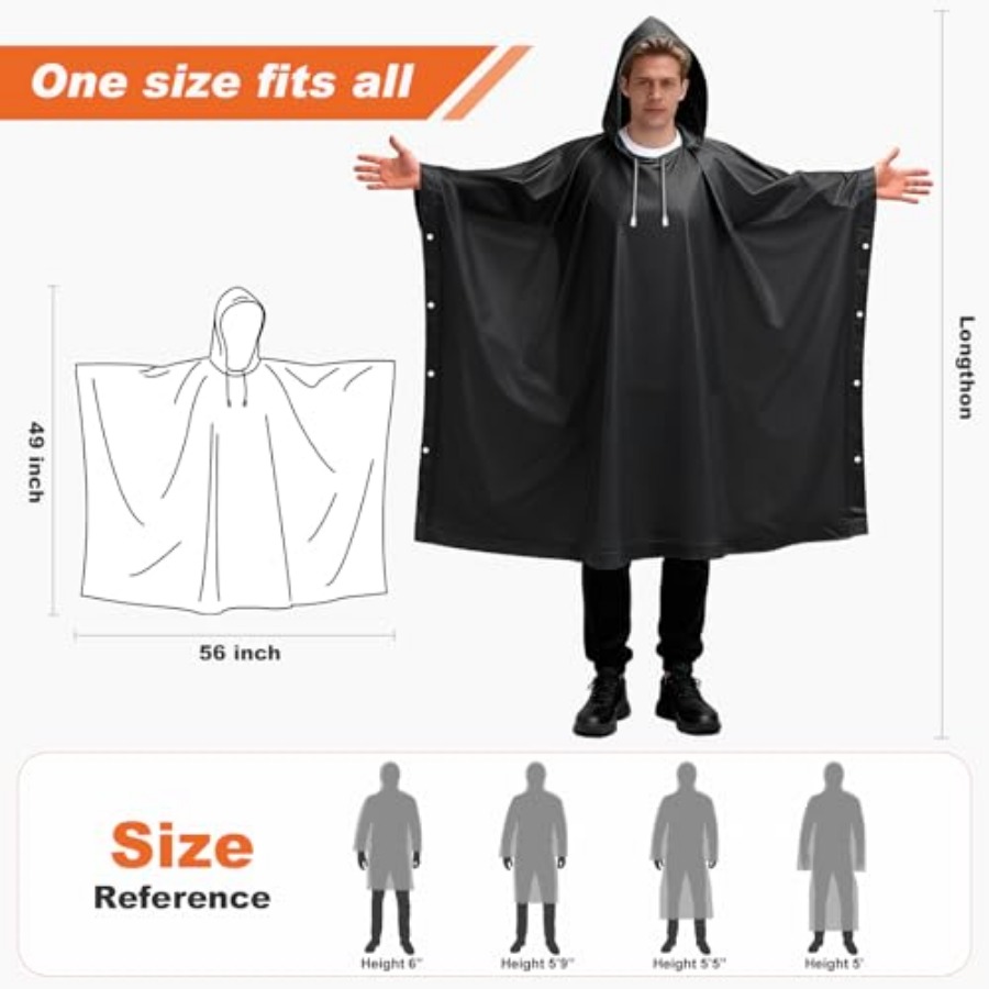 8 Pack Hooded Rain Ponchos for - Emergency Poncho Rain 리뷰 및 가격