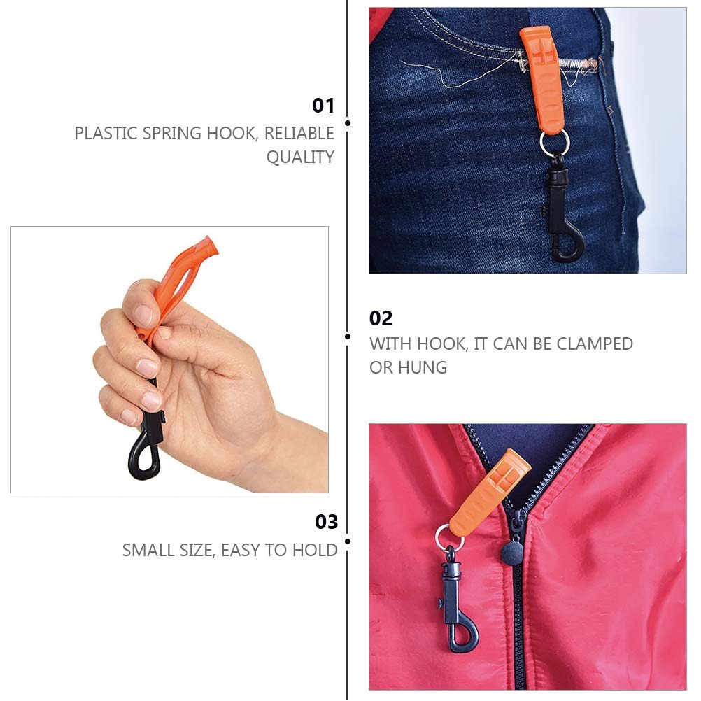 10Pcs Rescue Whistles Plastic  - Emergency Whistle Loud 리뷰 및 가격