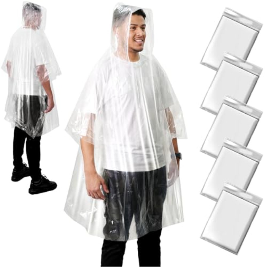 ANYOO Disposable Rain Poncho f - Emergency Poncho Rain 리뷰 및 가격