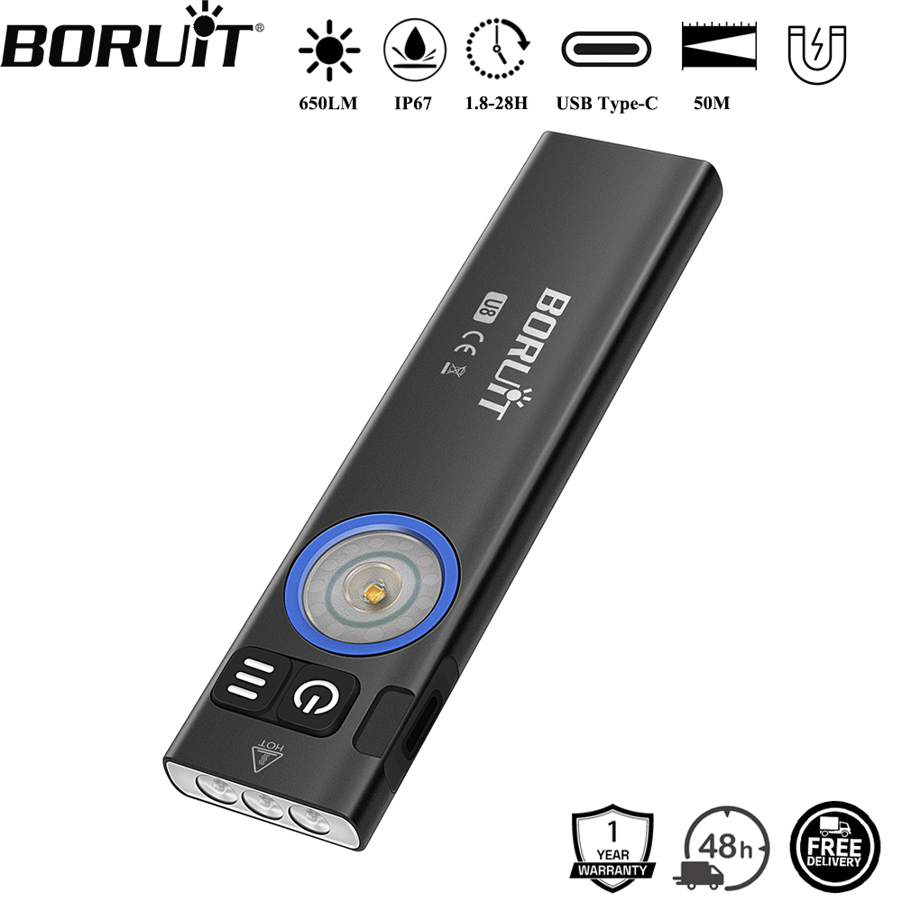 BORUiT U8 650LM EDC LED Flashl - Fishing Kit Compact 리뷰 및 가격