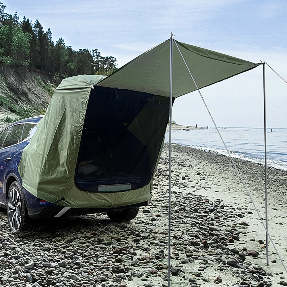 Outdoor Car Rear Tent Camping  - Emergency Mylar Tent 리뷰 및 가격