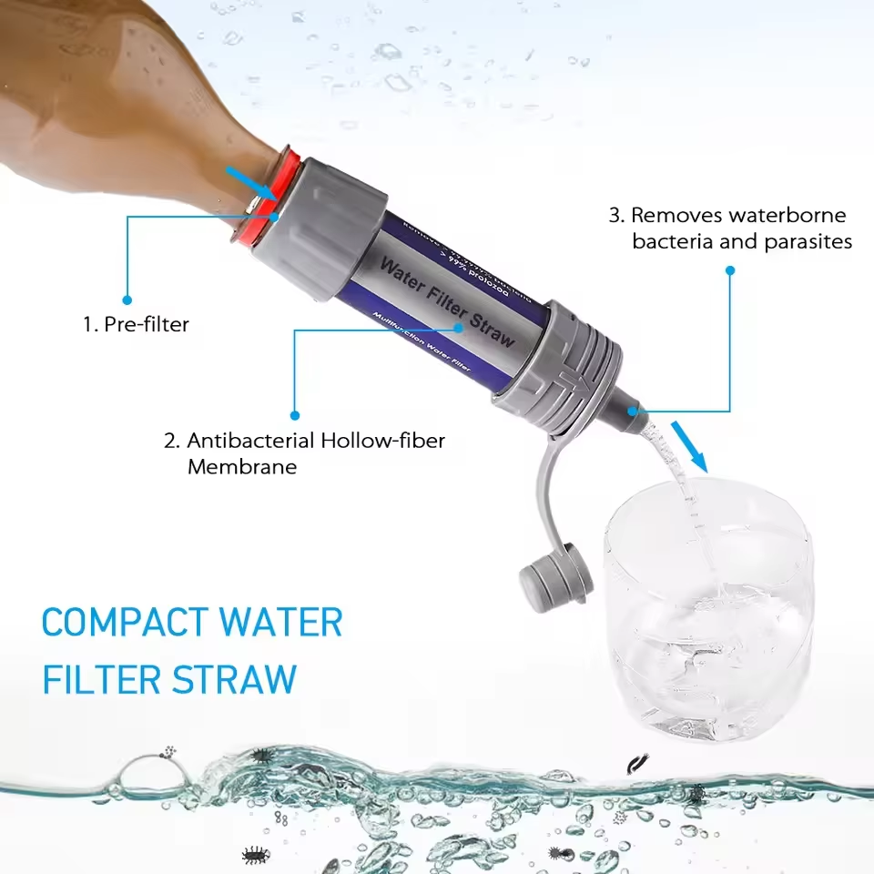 Outdoor Water Filter Straw Cam - Water Purification Straw 리뷰 및 가격
