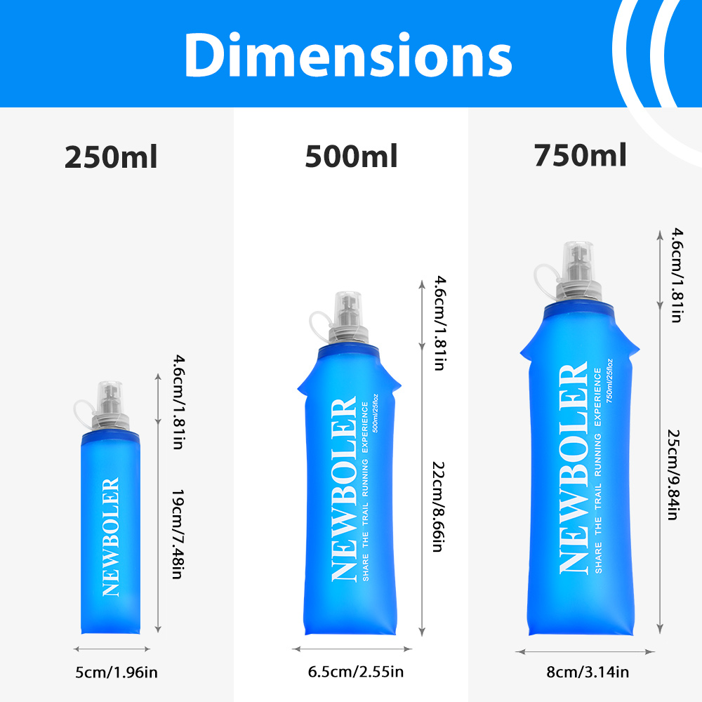 750ML Water Bottle TPU Folding - Water Bag Collapsible 리뷰 및 가격