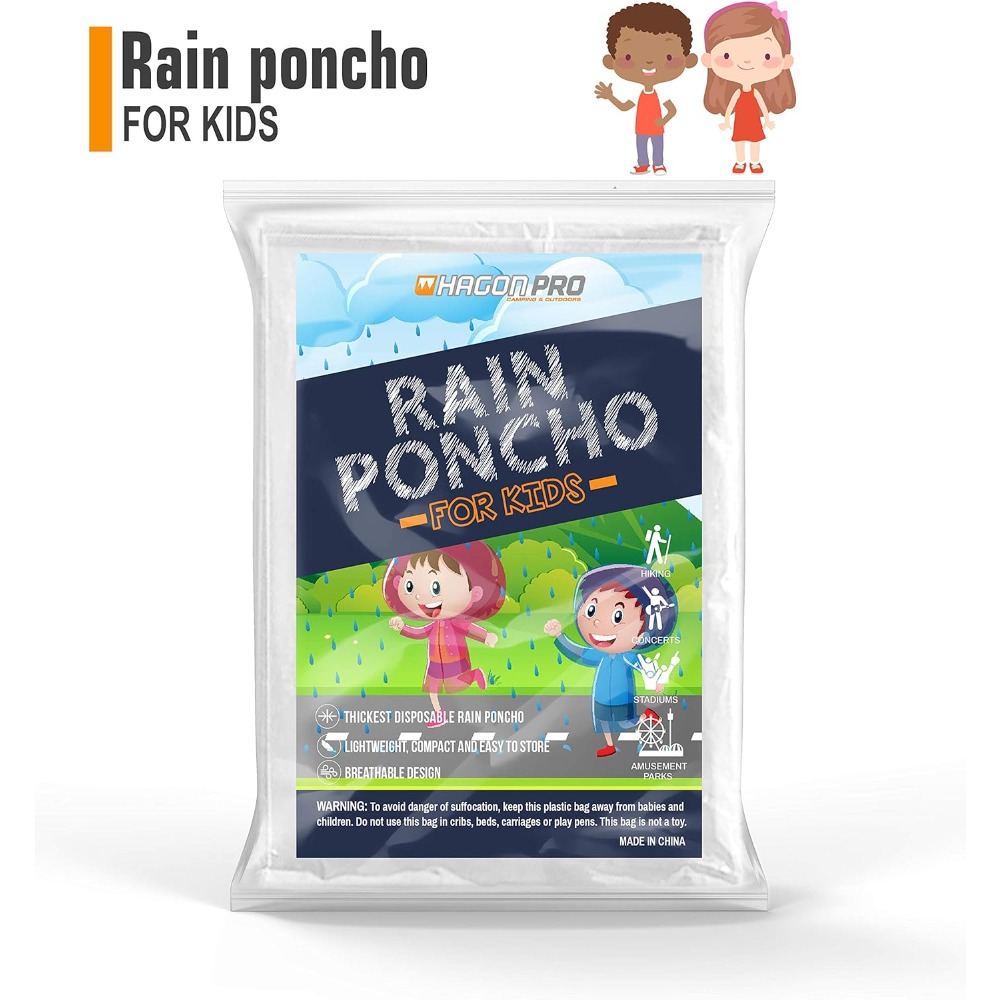Hagon PRO Disposable Rain Ponc - Emergency Poncho Rain 리뷰 및 가격