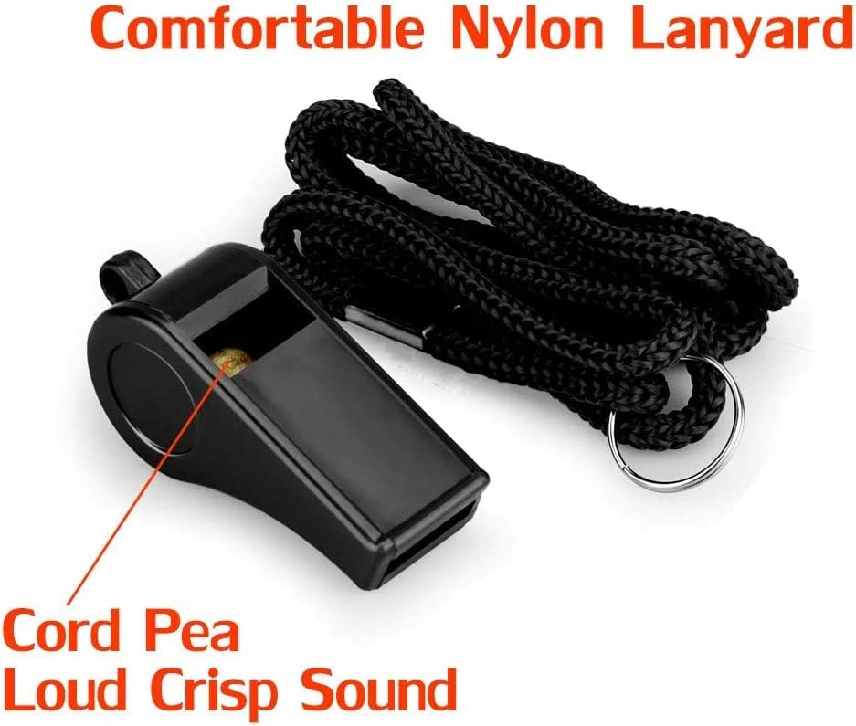 Whistles with Lanyard for Refe - Emergency Whistle Loud 리뷰 및 가격