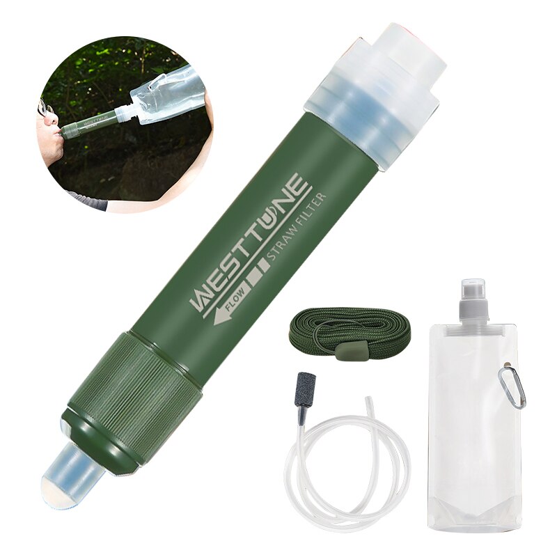Outdoor Mini Filter Straw Set  - Water Purification Straw 리뷰 및 가격