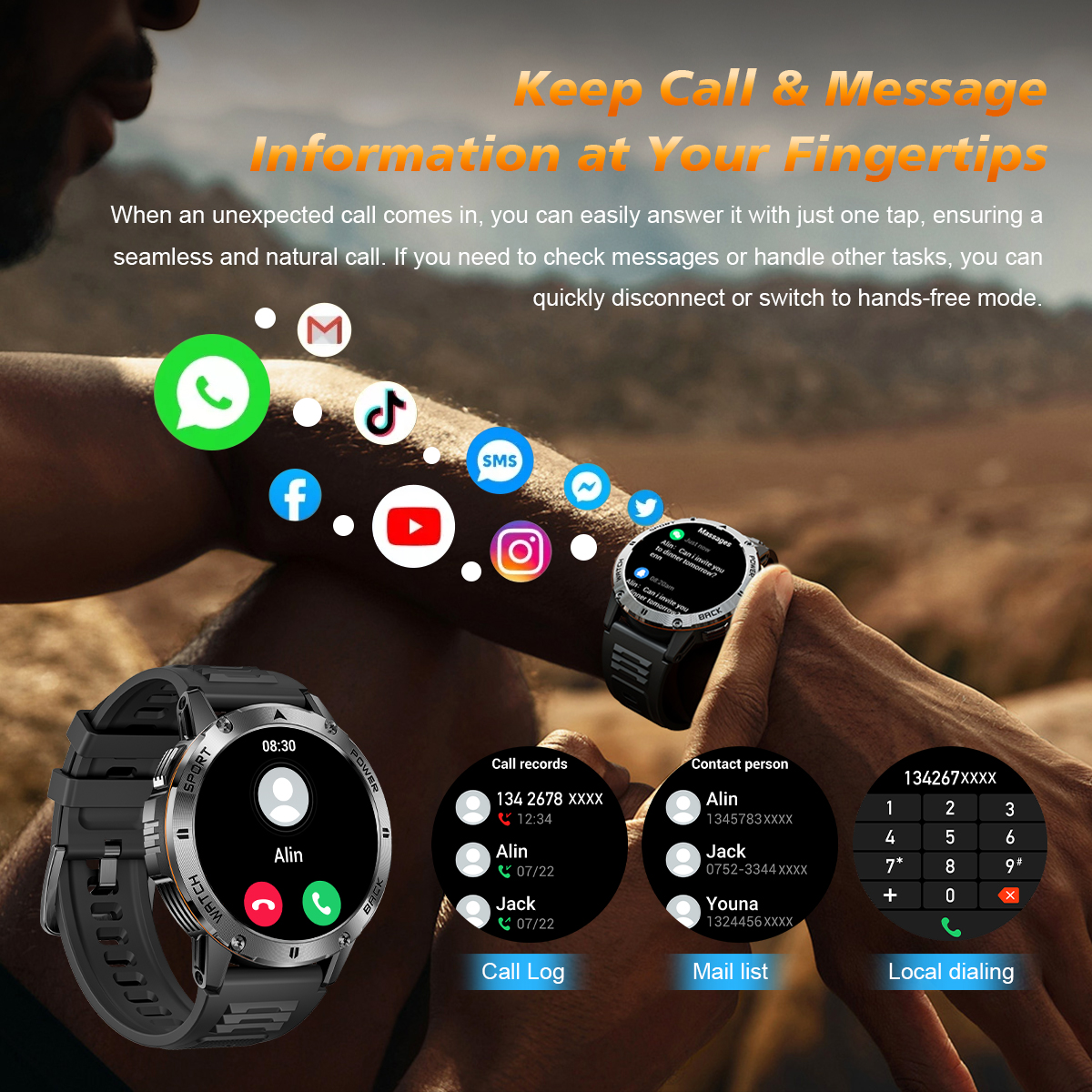 DAORKOW 2026New Smart Watch Wi - Compass Lensatic 리뷰 및 가격
