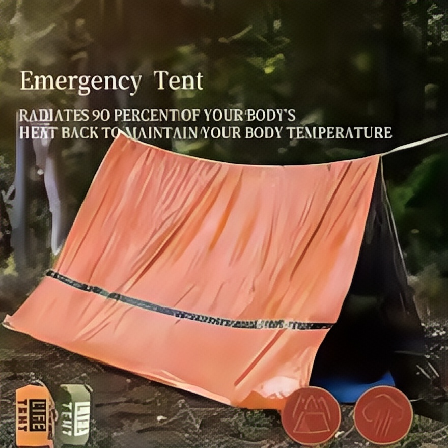 2-Person Emergency Survival Sh - Emergency Mylar Tent 리뷰 및 가격