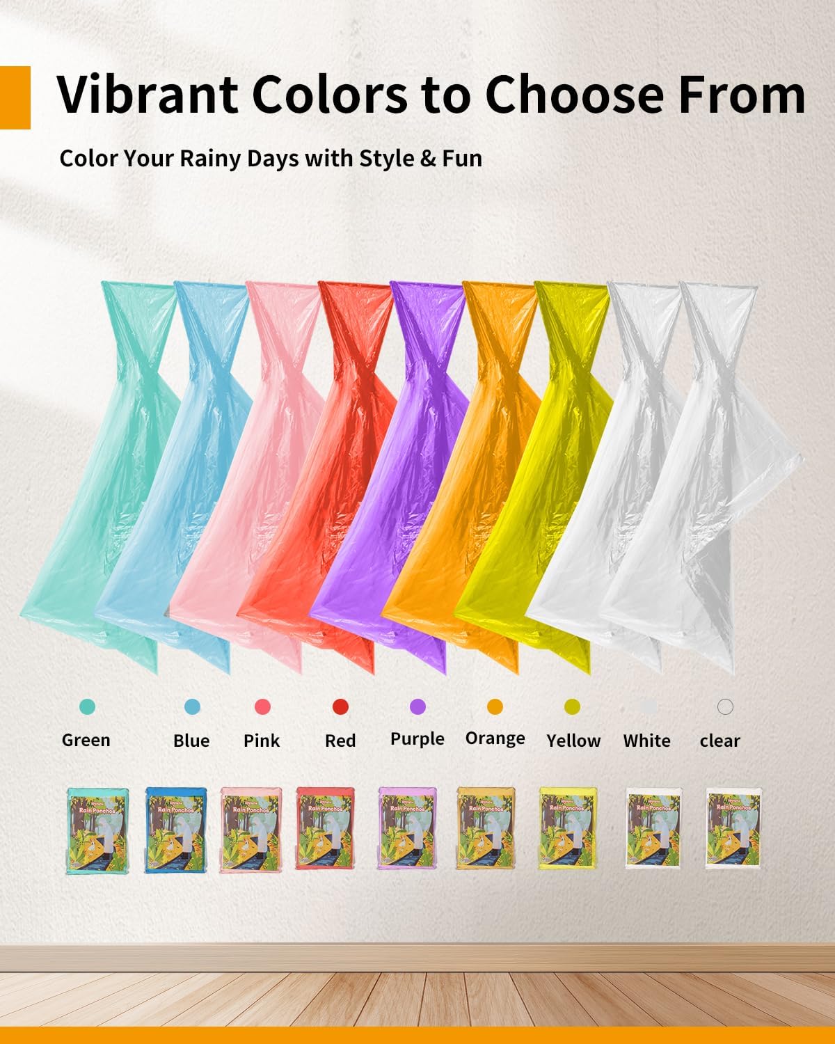 Extra Long Rain Ponchos for Ad - Emergency Poncho Rain 리뷰 및 가격