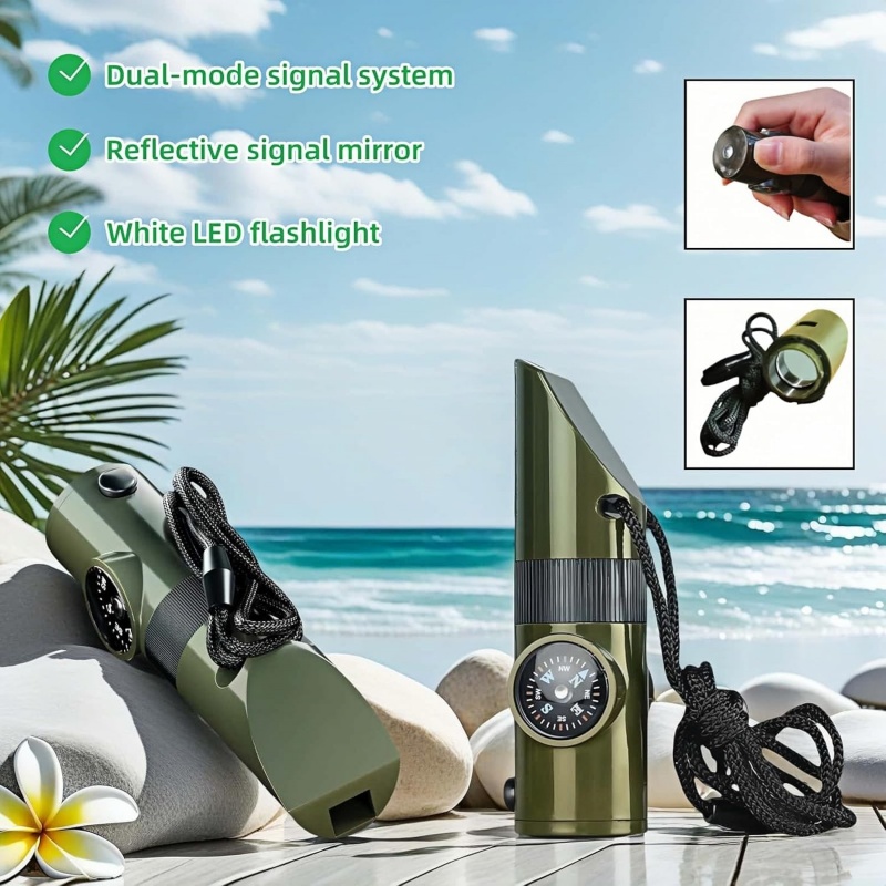 3-in-1 Emergency Whistles with - Emergency Whistle Loud 리뷰 및 가격