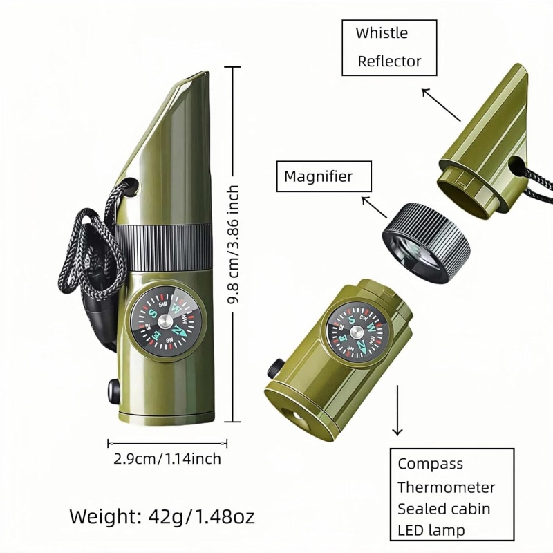 3-in-1 Emergency Whistles with - Emergency Whistle Loud 리뷰 및 가격