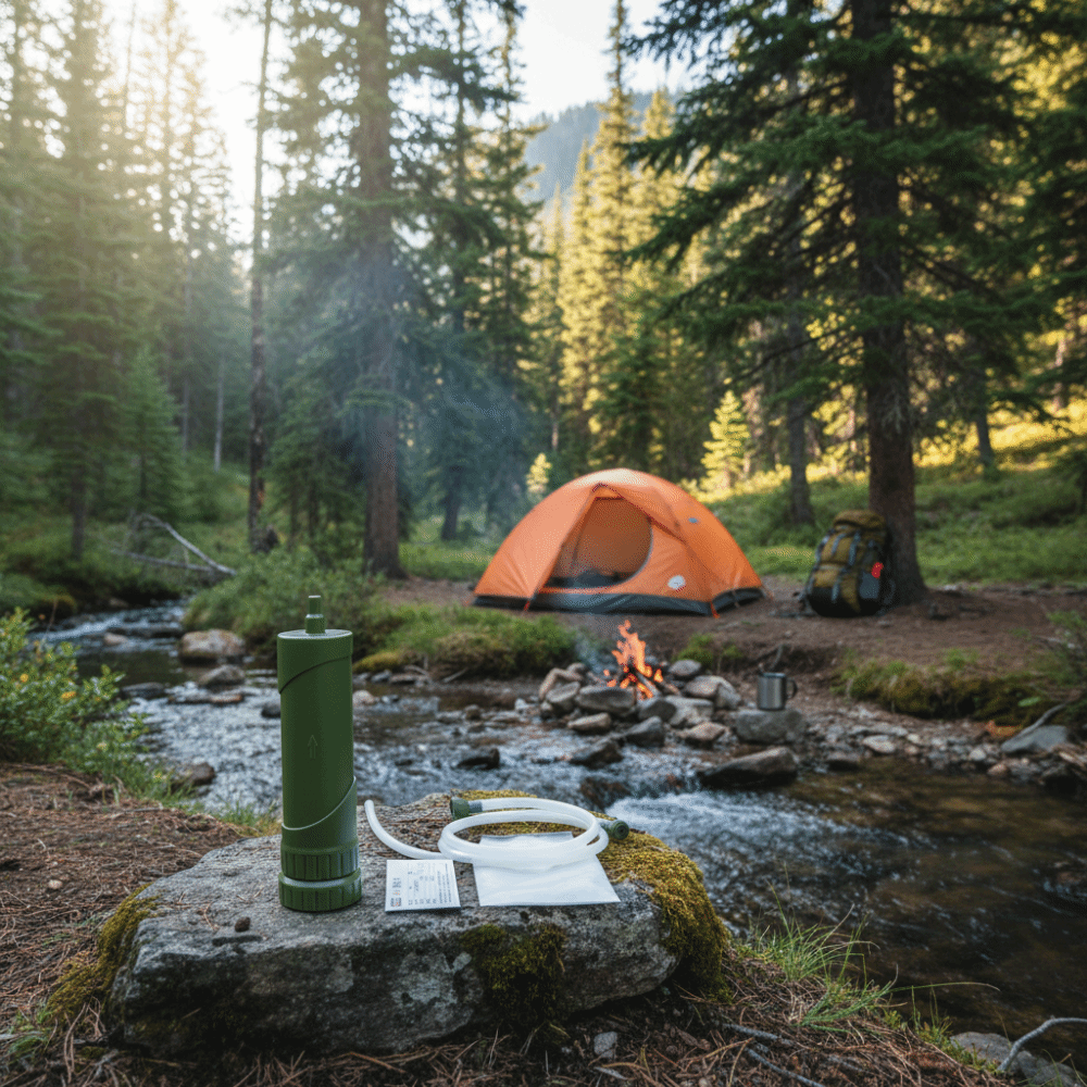 ABS Outdoor Mini Water Filter  - Water Purification Straw 리뷰 및 가격