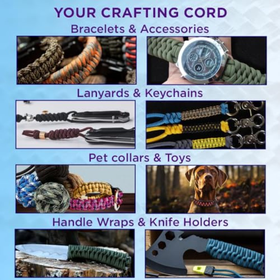 Reflective Paracord Rope 1000  - Para Cord 1000Ft 리뷰 및 가격