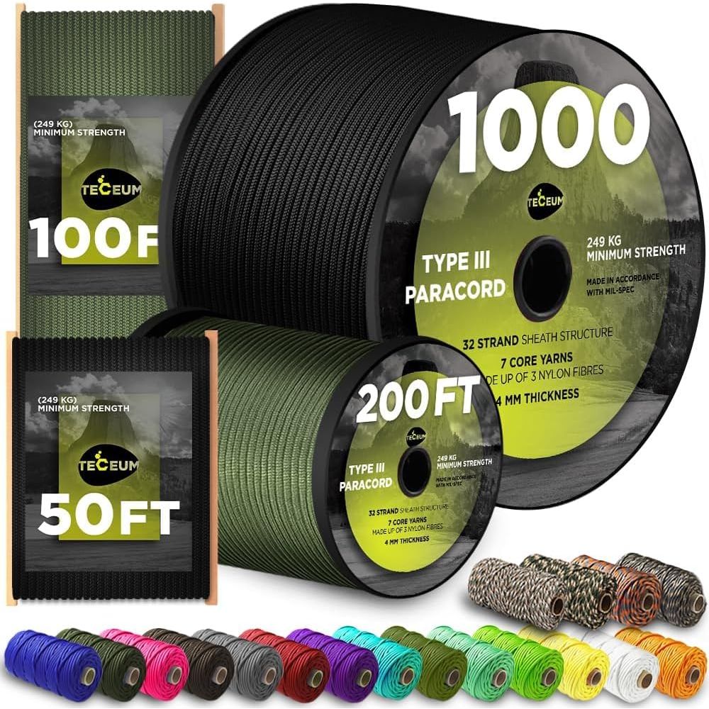 5/32 1000ft Paracord Rope - 20 - Para Cord 1000Ft 리뷰 및 가격