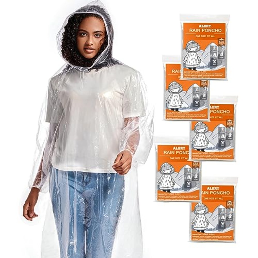 Disposable Rain Ponchos for Ad - Emergency Poncho Rain 리뷰 및 가격