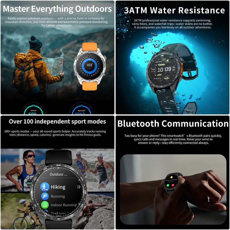 HD300 Pro Men Smart Watch AMOL - Compass Lensatic 리뷰 및 가격