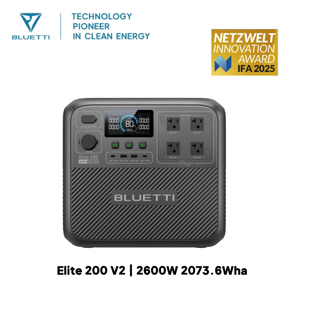 【Renew】BLUETTI Elite 200 V2 Po - Solar Emergency Charger 리뷰 및 가격