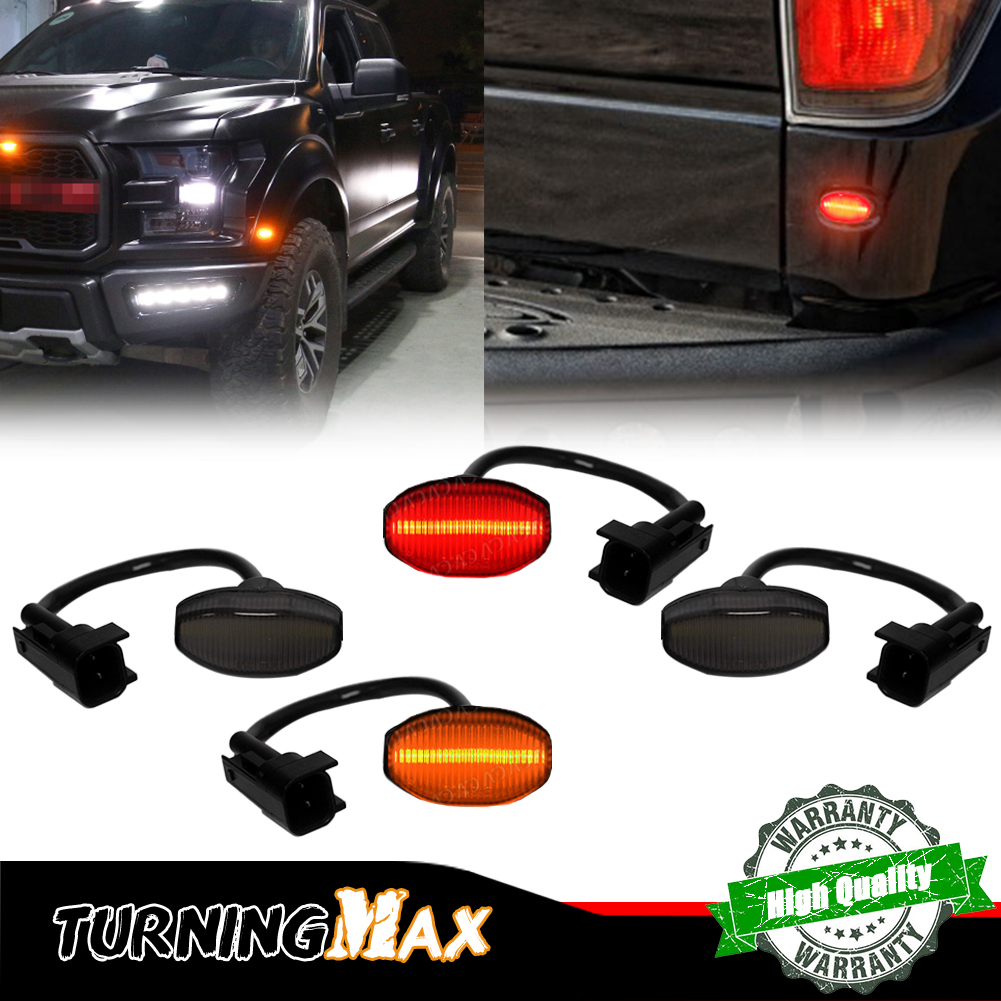 4PCS Smoked Lens Front Amber & - Signal Flare Kit 리뷰 및 가격