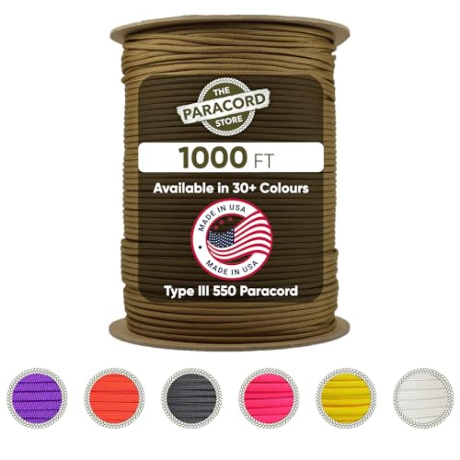 Type III 550 Paracord - 1000 F - Para Cord 1000Ft 리뷰 및 가격