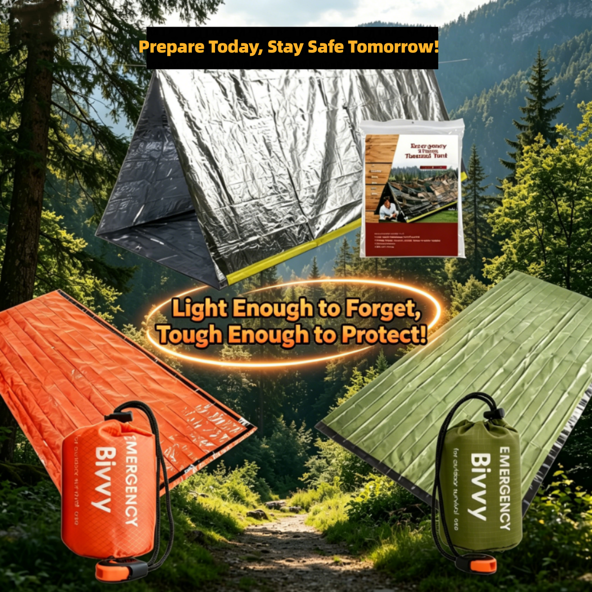 Compact Emergency Thermal Tent - Emergency Mylar Tent 리뷰 및 가격