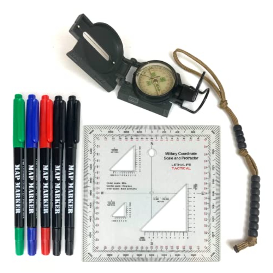 Land Nav Kit with Lensatic Com - Compass Lensatic 리뷰 및 가격
