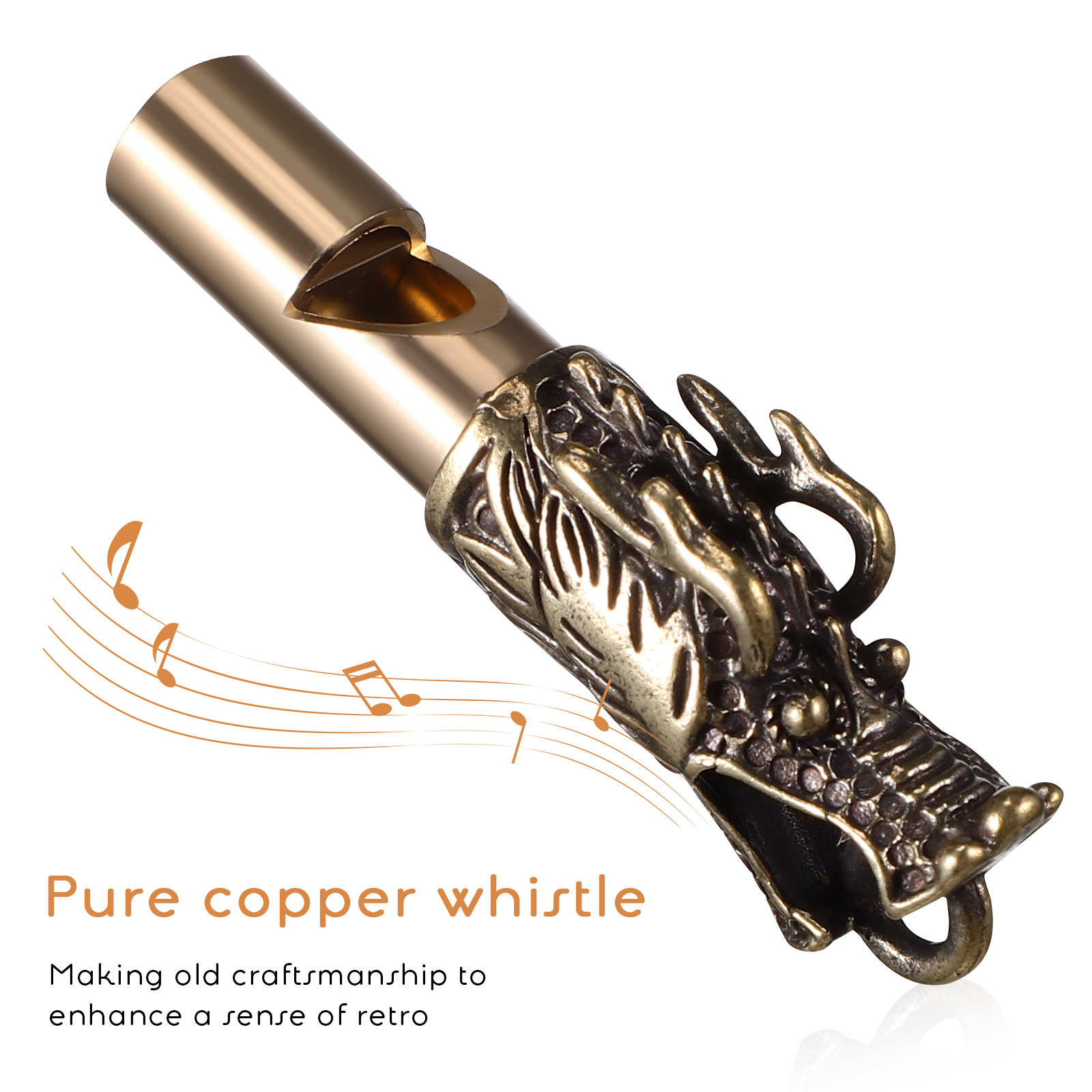 3Pcs Chinese Dragon Brass Whis - Emergency Whistle Loud 리뷰 및 가격