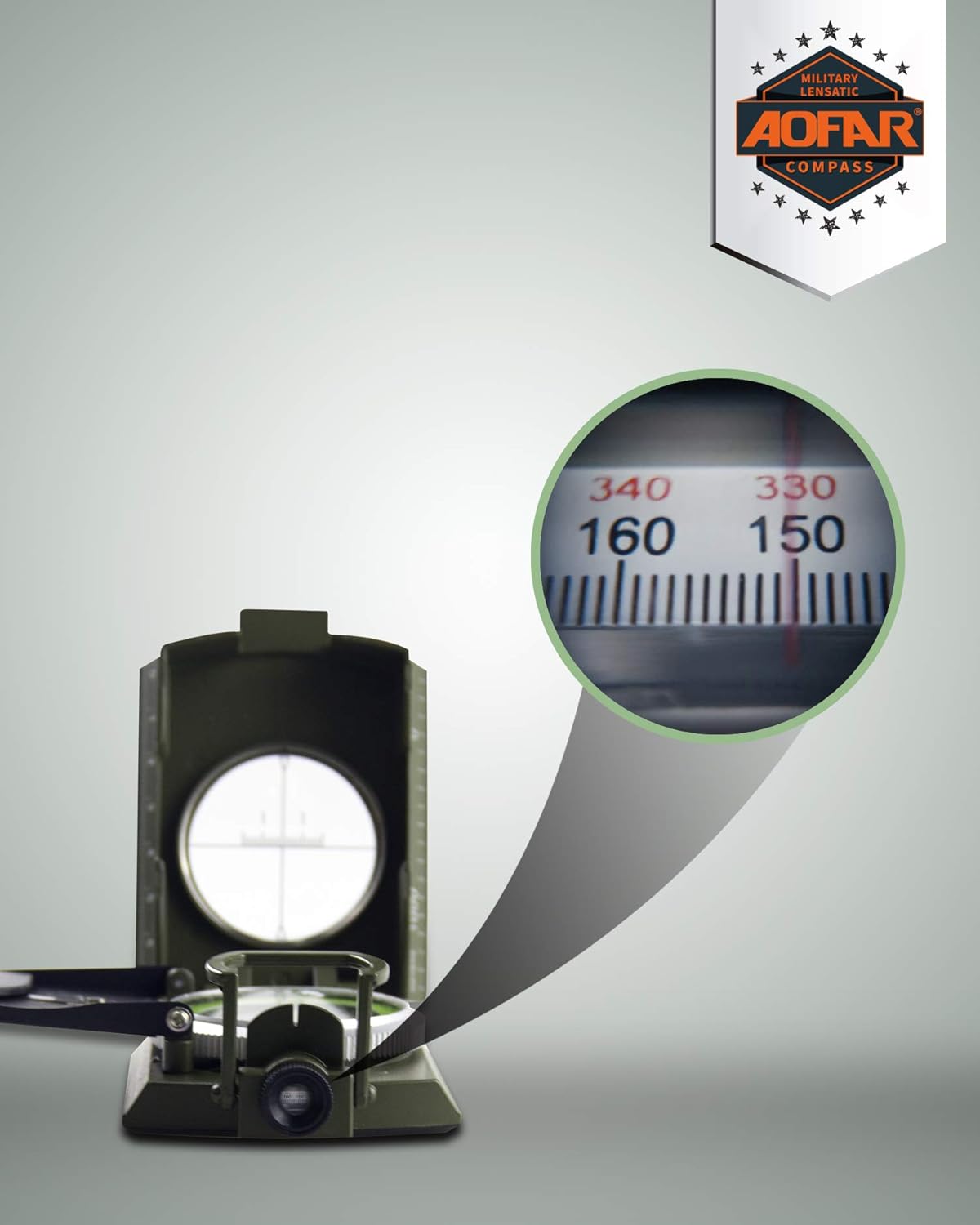 Military Compass for Hiking, L - Compass Lensatic 리뷰 및 가격