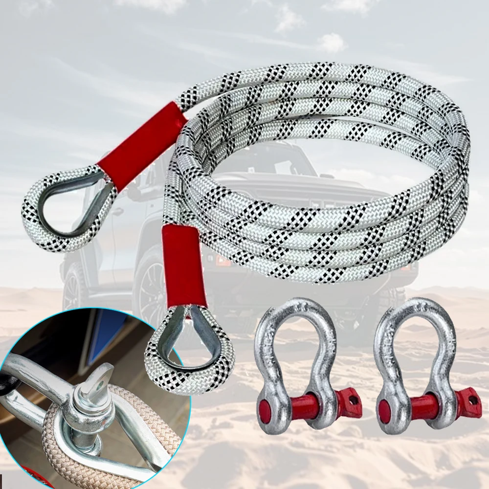 New Car Tow Strap 4x4 Offroad  - Rescue Rope Throw 리뷰 및 가격