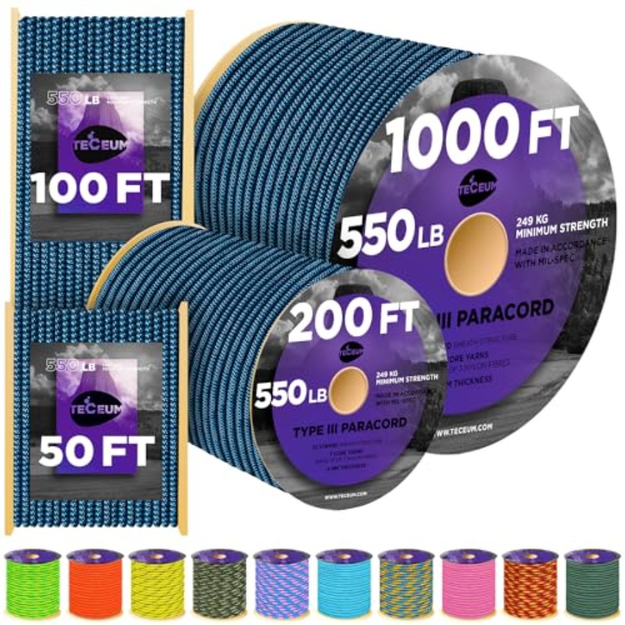 Reflective Paracord Rope 1000  - Para Cord 1000Ft 리뷰 및 가격