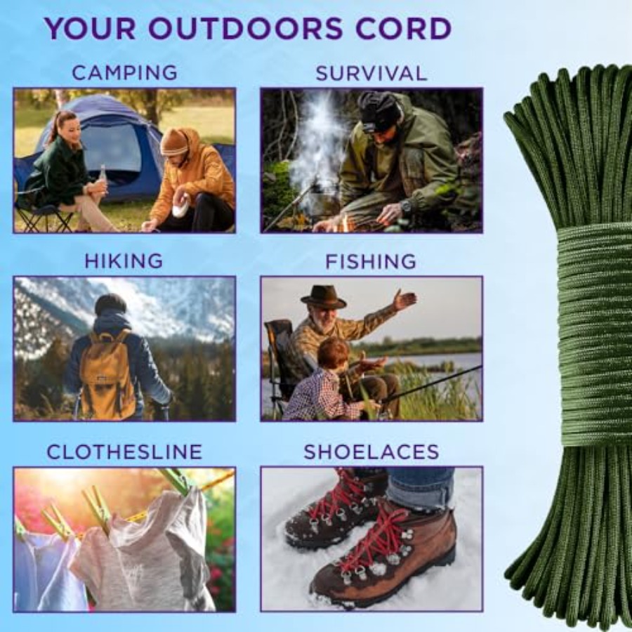 Reflective Paracord Rope 1000  - Para Cord 1000Ft 리뷰 및 가격