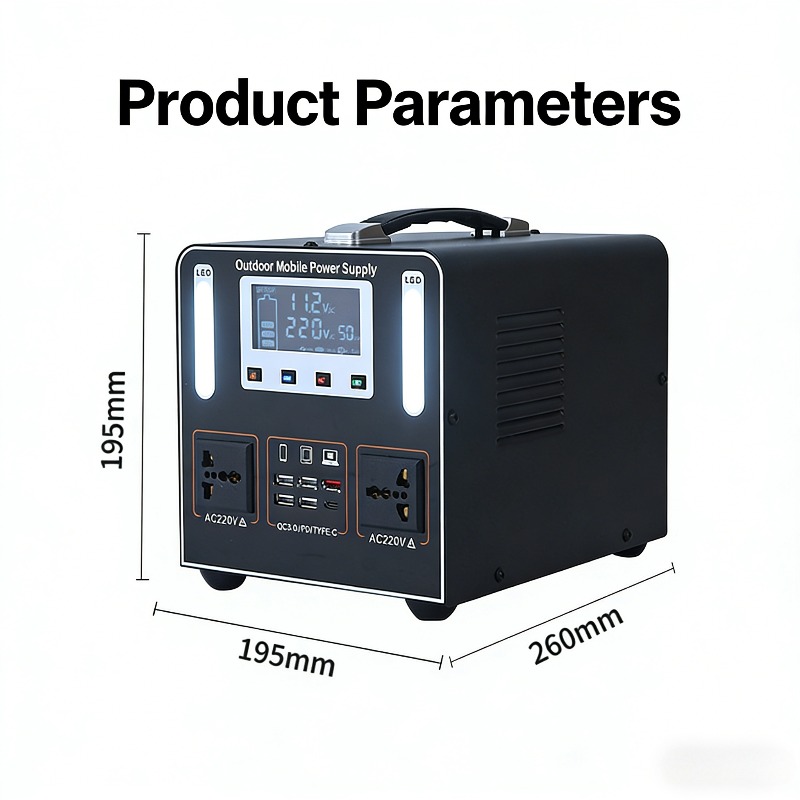 500W AC 220V Portable Power St - Solar Emergency Charger 리뷰 및 가격