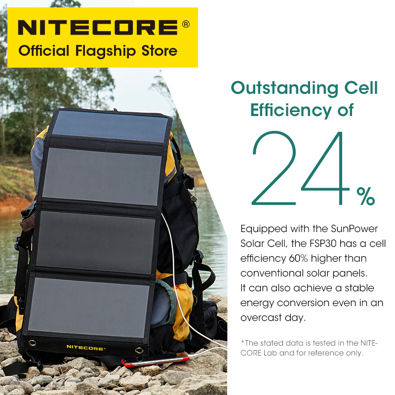 NITECORE FSP30 30W Portable So - Solar Emergency Charger 리뷰 및 가격