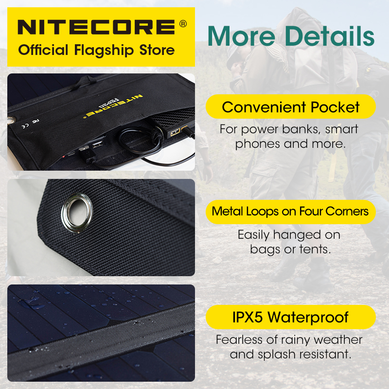 NITECORE FSP30 30W Portable So - Solar Emergency Charger 리뷰 및 가격