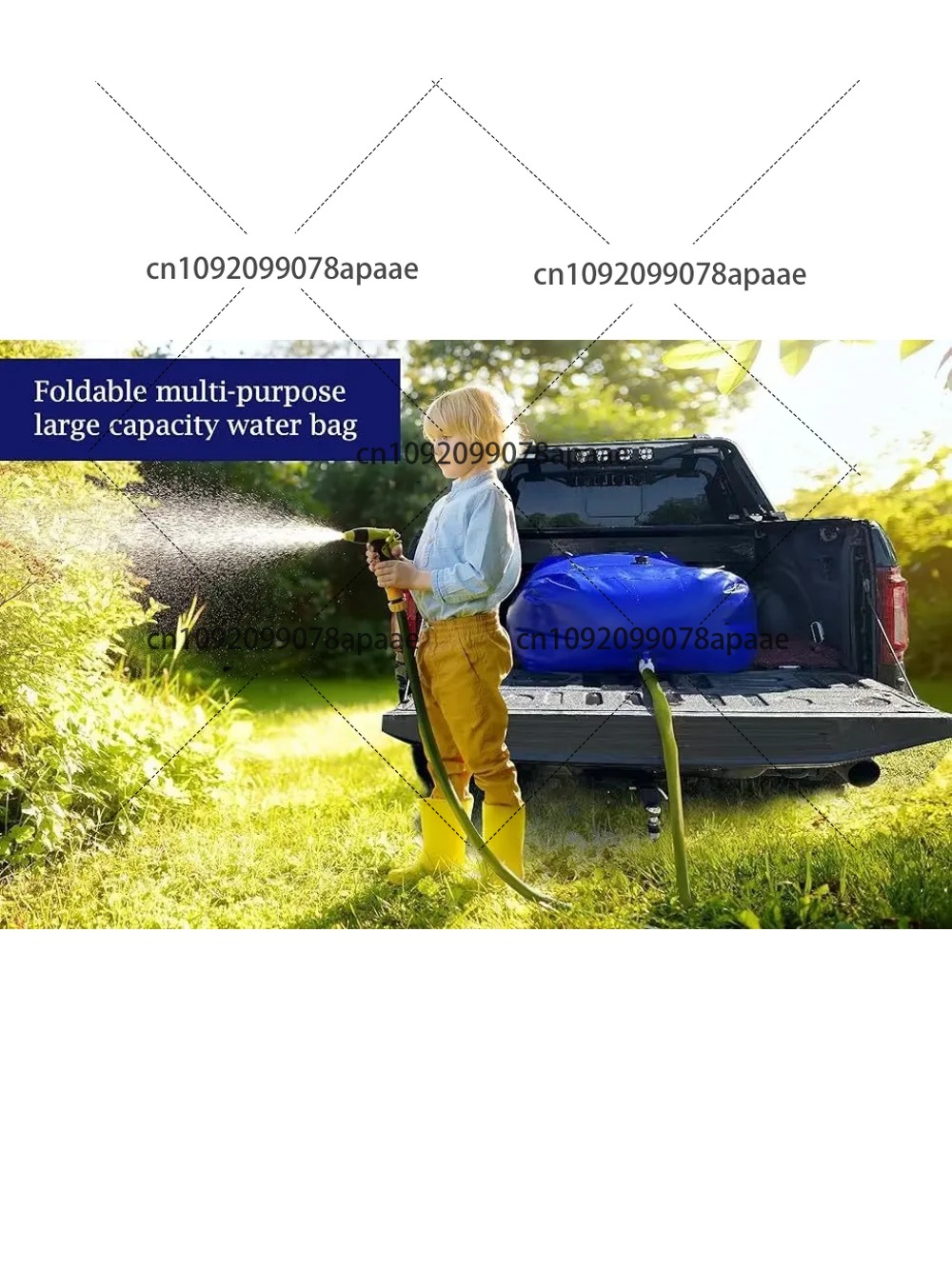 110L PVC Water Storage Bag, Po - Water Bag Collapsible 리뷰 및 가격